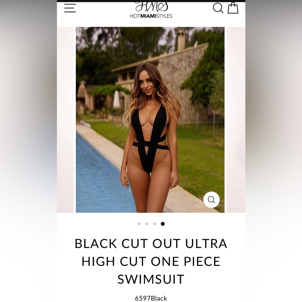 Black Thong Swimsuit